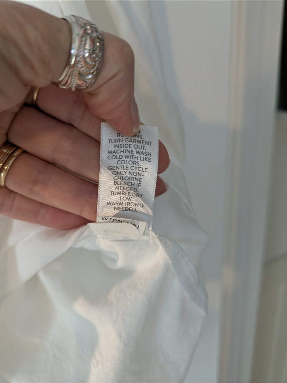 J. Jill White Button-Front Shirt - Picture 5 of 11